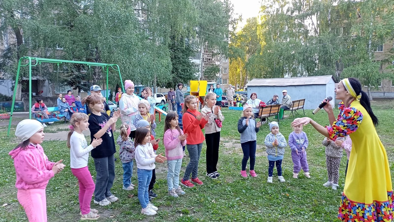 В Октябрьском районе Саранска состоялся праздник двора 