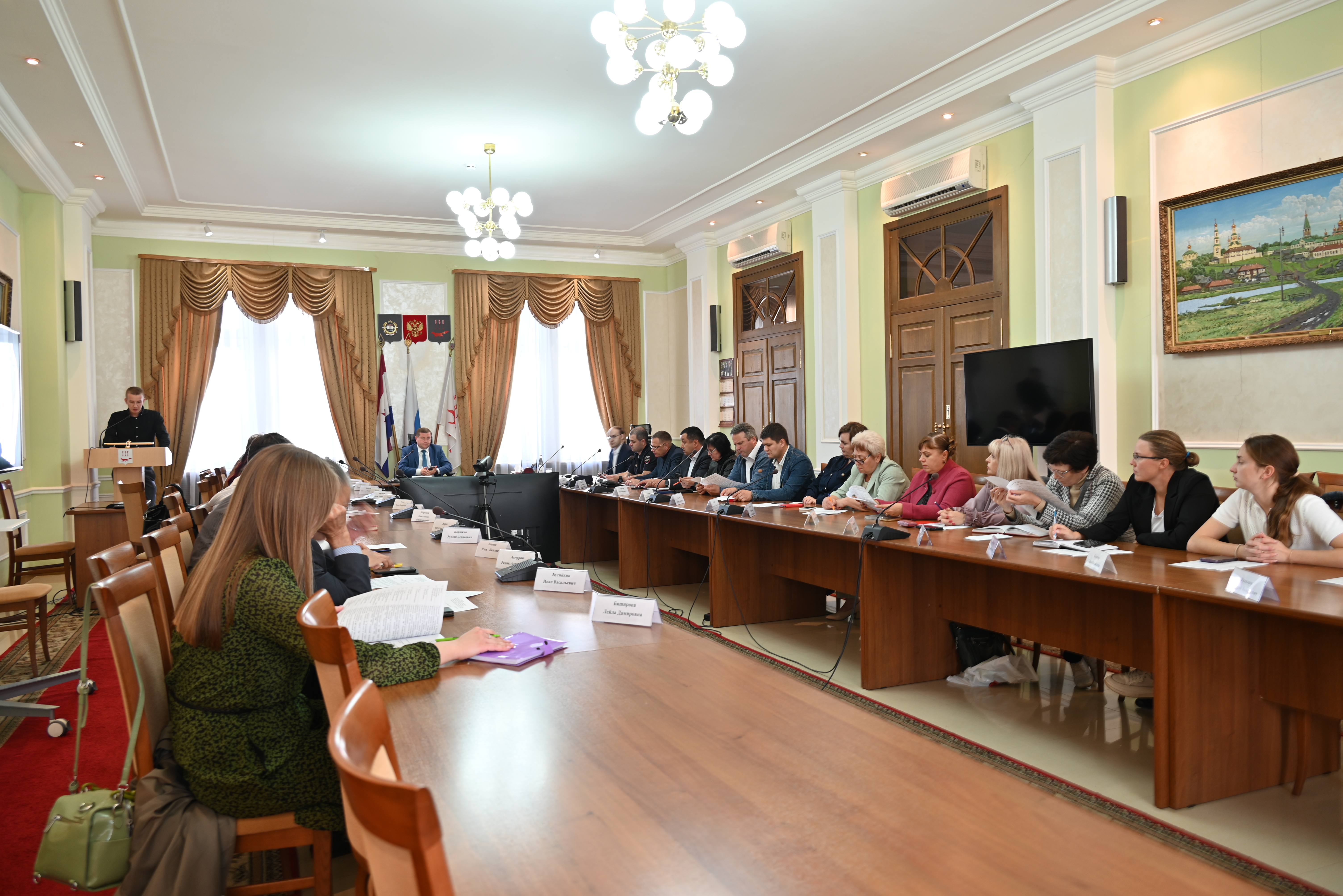 В Администрации городского округа Саранск состоялось заседание   штаба по координации деятельности народных дружин на территории городского округа Саранск