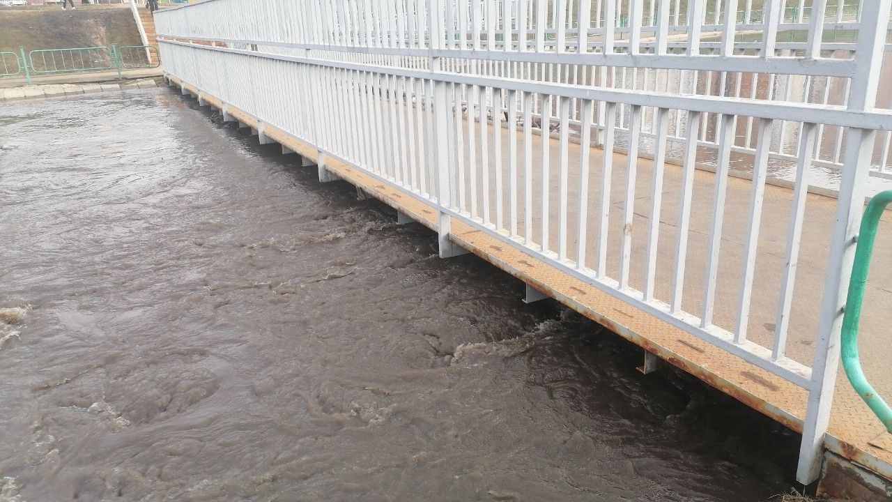 В Саранске осуществляется контроль за уровнем воды в реке Тавла