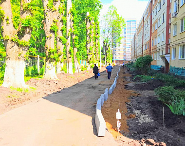 В Саранске продолжается реализация программы «Формирование комфортной городской среды» нацпроекта «Жилье и городская среда», инициированного президентом