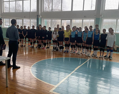 В Саранске состоялись финальные городские соревнования  по волейболу среди девушек в рамках проведения Спартакиады  муниципальных общеобразовательных организаций 