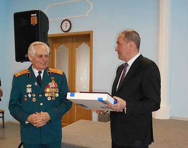Почетный Председатель Пролетарского районного Совета ветеранов Владимир Михайлович Костин отметил 85-летие