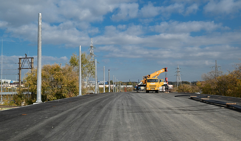 В Саранске продолжается ремонт моста по улице Титова