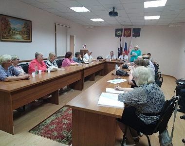 В Пролетарском районе состоялась конференция районной организации ветеранов